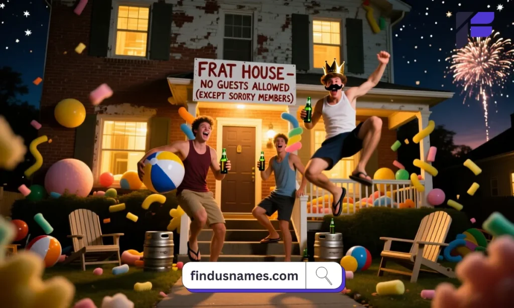 Funny Frat House Names