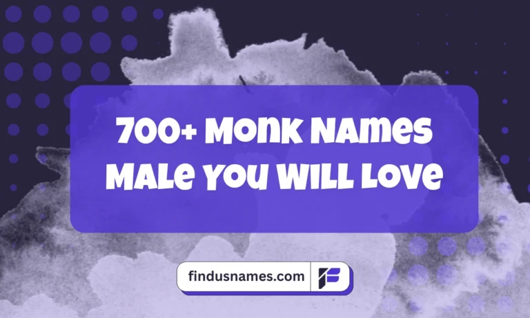 Monk Names Male