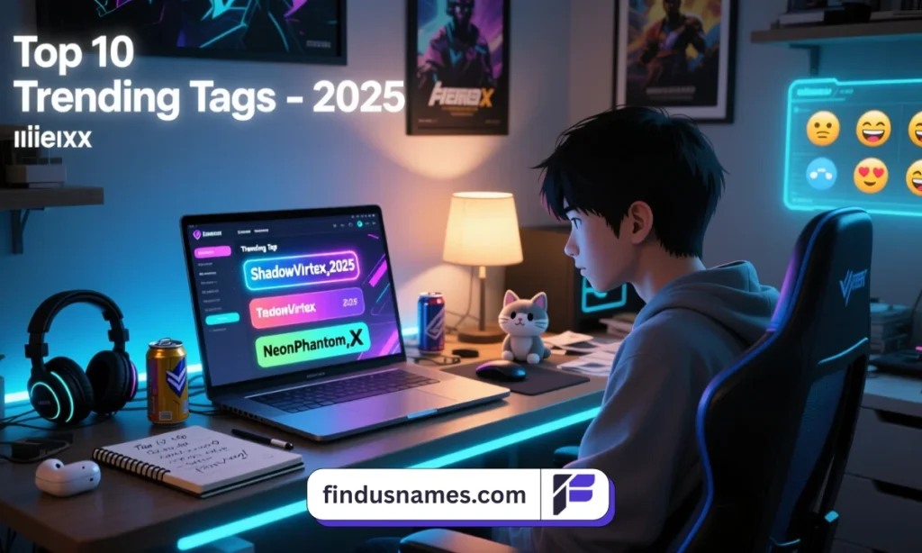 Gamer researching cool and unique gaming names list.