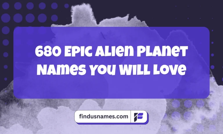 Alien Planet Names