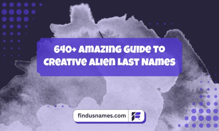 ALIEN LAST NAMES