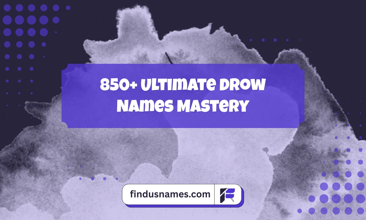 Drow Names
