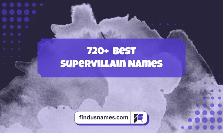 Supervillain Names