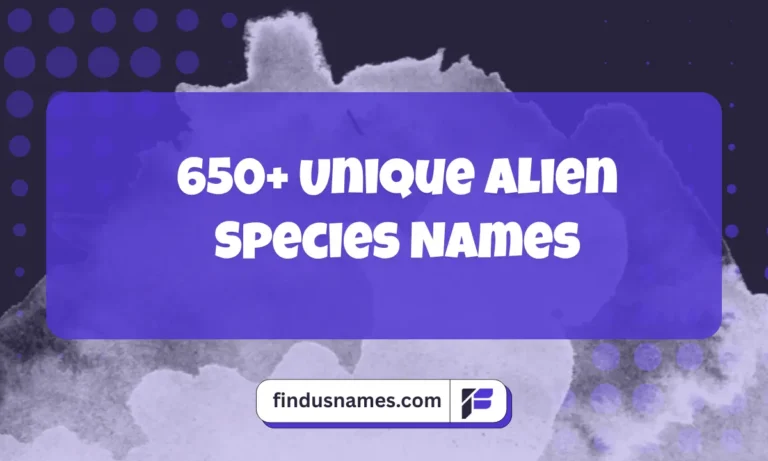 alien species names