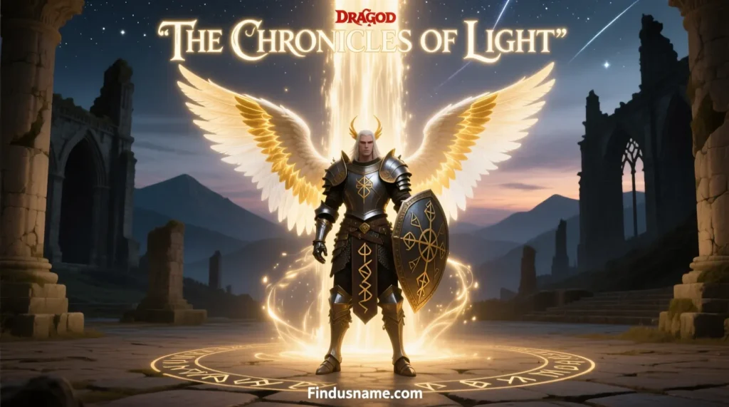 Best Aasimar names for DnD featuring powerful celestial and angelic fantasy characters