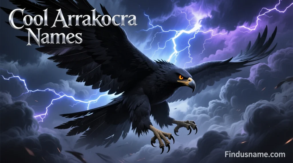800+ Powerful Guide to Aarakocra Names, Unique and Bold Fantasy Picks 4 Dynamic fantasy artwork of a flying warrior inspired by Cool Aarakocra Names and strong Aarakocra names for DnD characters.