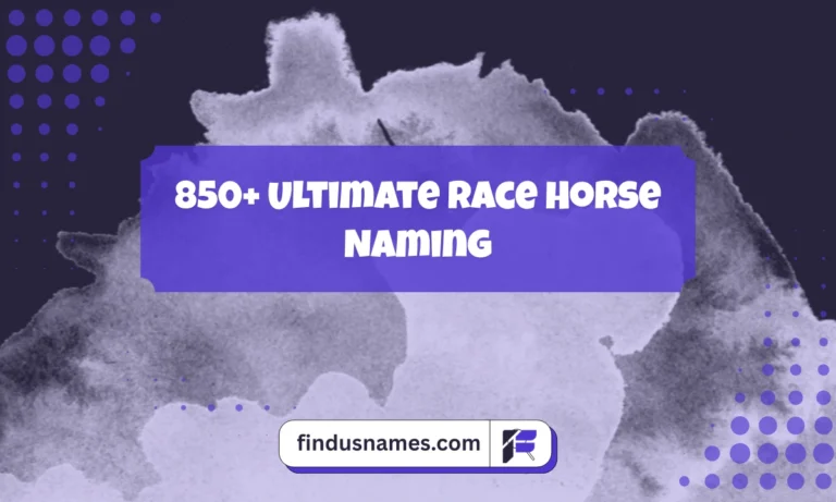 Race Horse Naming