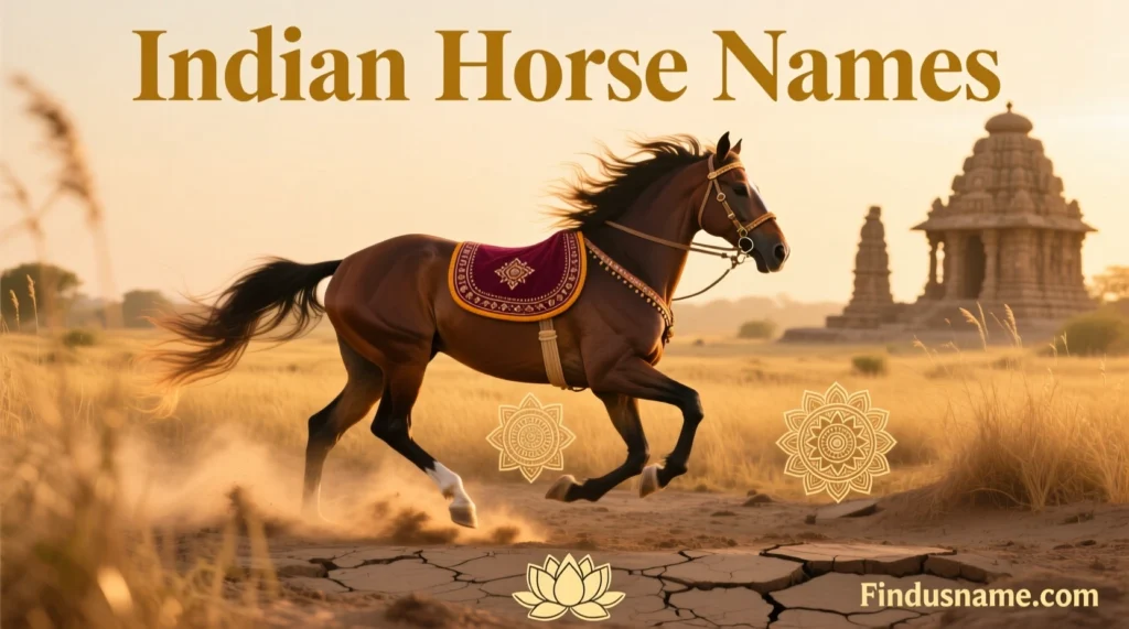Indian horse names inspired by culture, strength, tradition, and native roots for meaningful horse naming