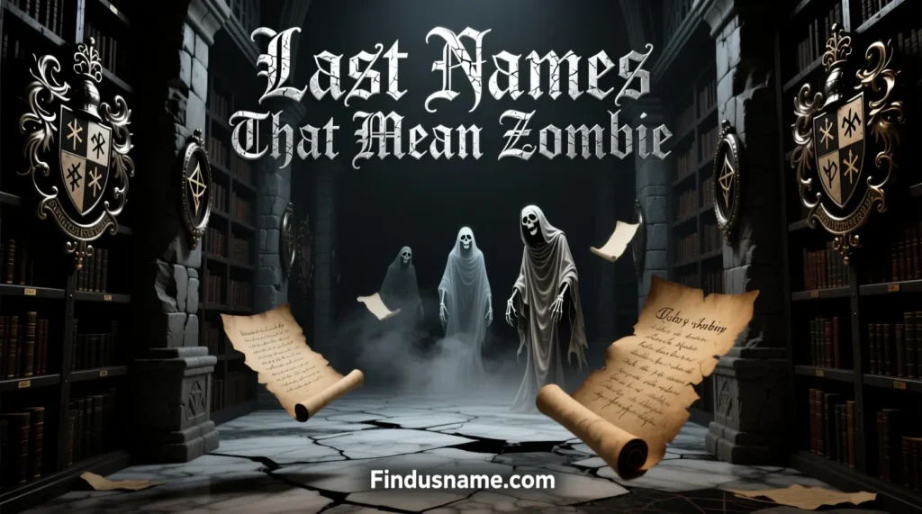 Last Names That Mean Zombie linked to undead history and horror name meanings