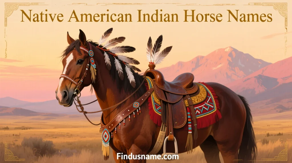 Native American Indian horse names showcasing traditional culture, history, and meaningful native naming ideas
