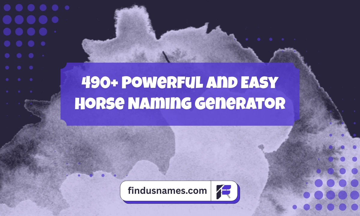 Horse Naming Generator