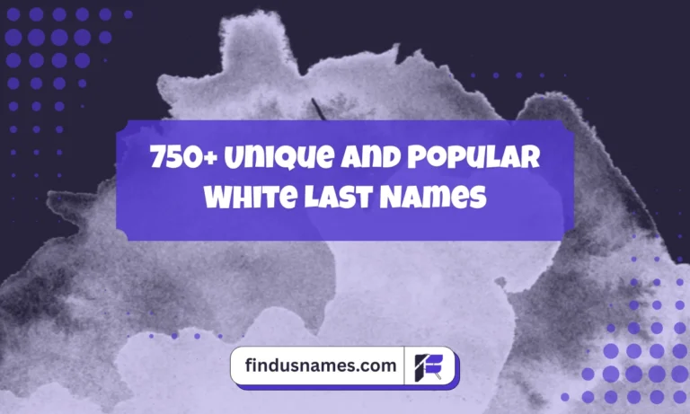 white last names