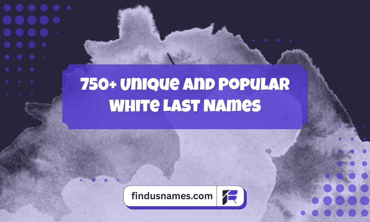 white last names
